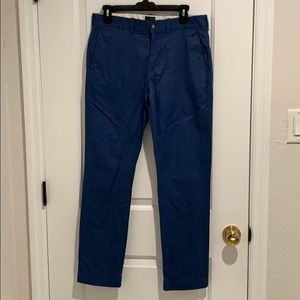 J CREW flex slim chinos blue 30 30